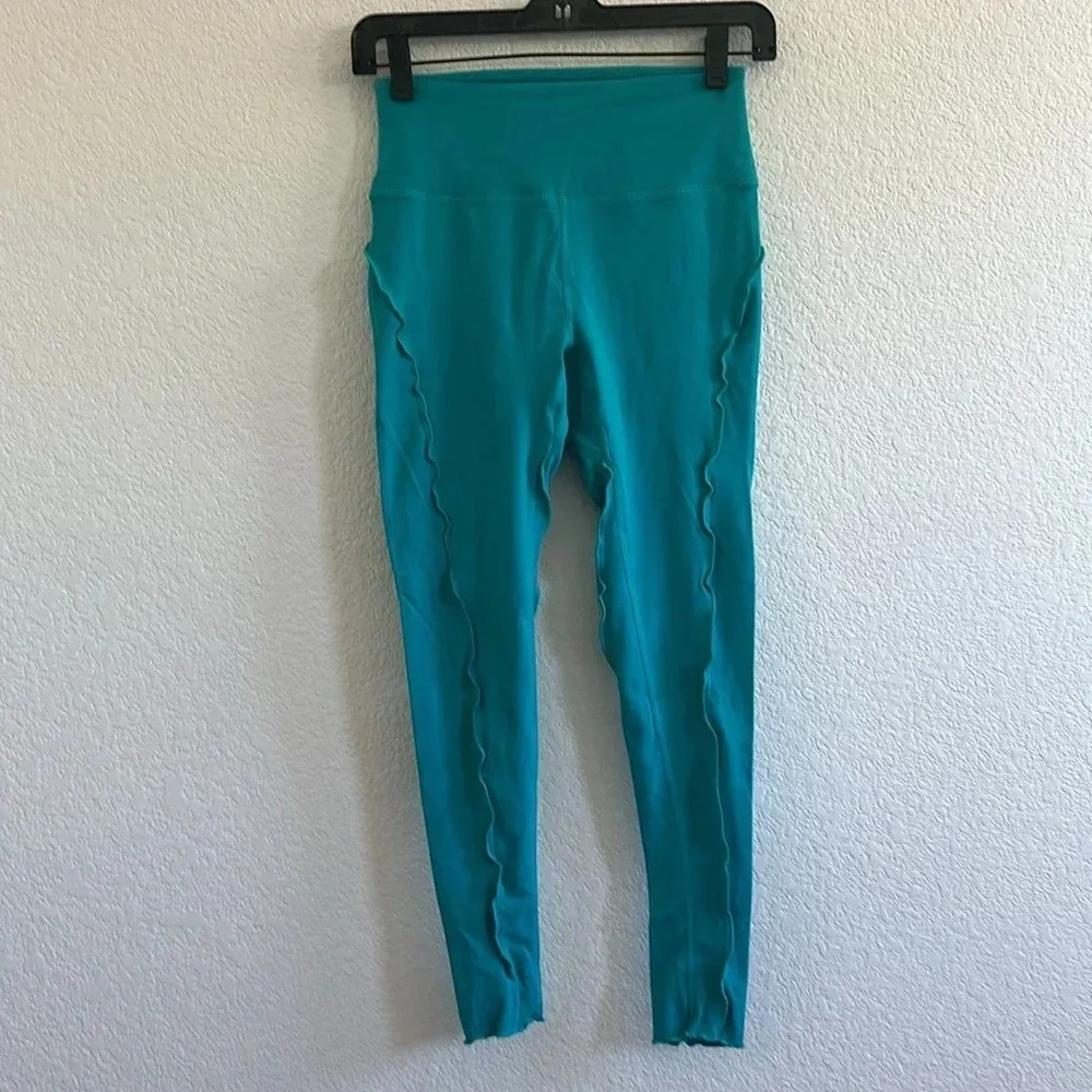 Free People Movement Hearts Aflutter Leggings in Wavy Waters - Size Small
